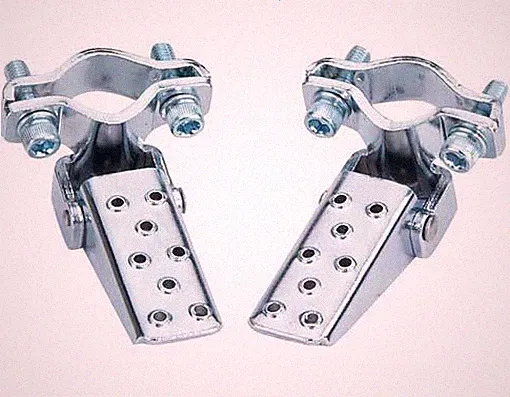 1 Pair- Chrome Steel Bicycle Fork Step BMX Foot Step Pegs MTB ROAD Bike Steps