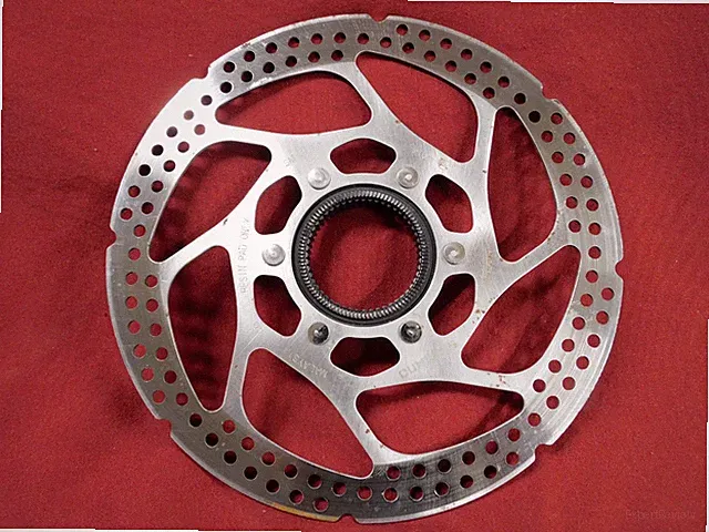 1 Used Shimano SM-RT52 160 mm 6-Pin Center Lock Disk Brake Rotor for Resin Pads