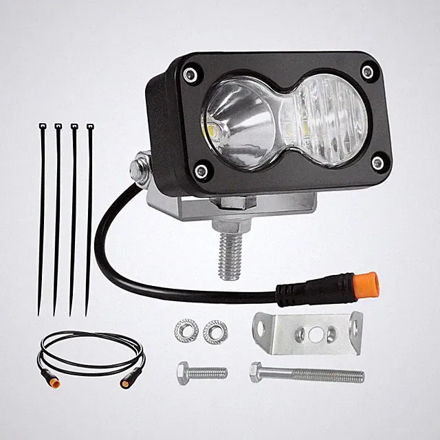 3-Pin Ebike Headlight for Ridstar Q20 Ultra Bright 6500K 20W LED Ebike Light