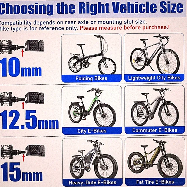 Aluminium Bike Rear Pedals - Non-Slip Foot Pegs