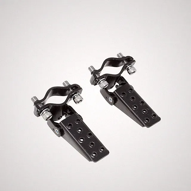 Bicycle Steel Black Foldable Folding Fork Foot Step Pegs BMX MTB Road Bike