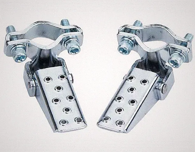 BICYCLE STEEL FOLDABLE FOOT STEP PEGS STAND BEACH CRUISER LOWRIDER BMX BIKES NEW