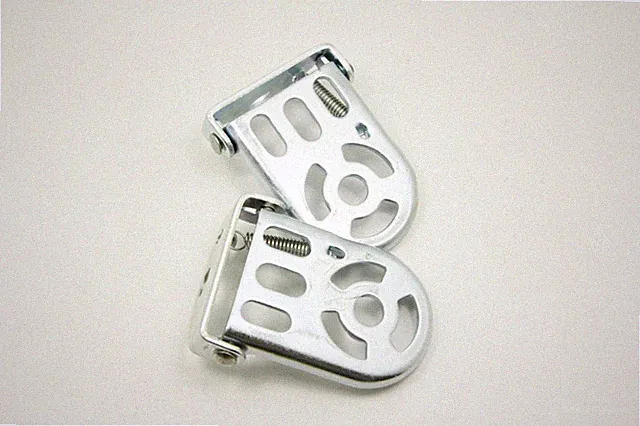 Bike Bicycle Foot Pegs Foot Board Foot Pads Kids Iron Sliver