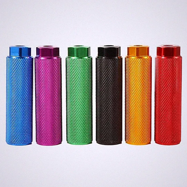Bike Pegs Aluminum Alloy Anti-Skid Lead Foot Bicycle Pegs BMX Pegs Fit 3/8 inch