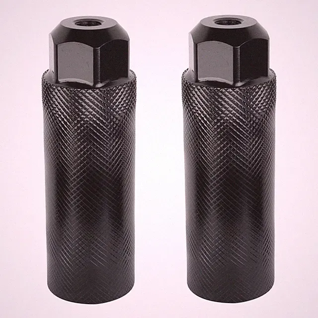 Black Ops Lead Foot BMX Bicycle Pegs BLACK