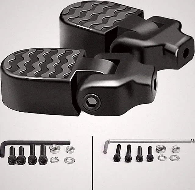 Folding Bike Rear Foot Pegs Aluminum Alloy Non Slip Bicycle Pedals