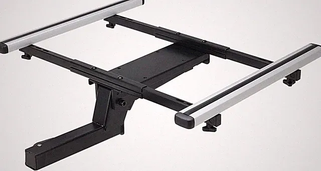 Folding Hitch Cargo Carrier - 200 LBS Capacity for Bikes & Cargo Boxes