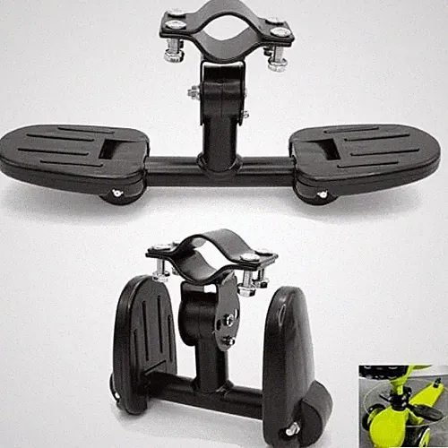 Kick Scooters Footrest with Folding Foot Rest Pegs Toddler Balance Bike