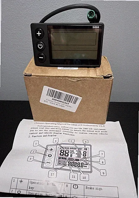 LCD Display For E-bike 5Pin 24V/36V/48V E-Bicycle MTB Part