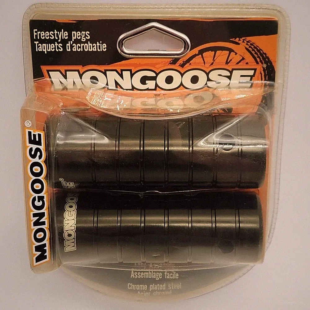 Mongoose Freestyle Pegs 26T for Bicycle Black 1-Pair DAMAGED PACKAGING