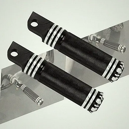 Motorcycle FootPegs Male Mount Foot pegs Footrest Fit for Harley Black