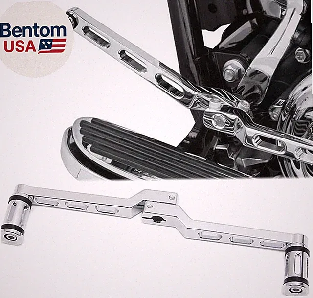 Motorcycle Heel Toe Shifter Lever + Shift Peg for Harley FL Softail/Touring, Roa