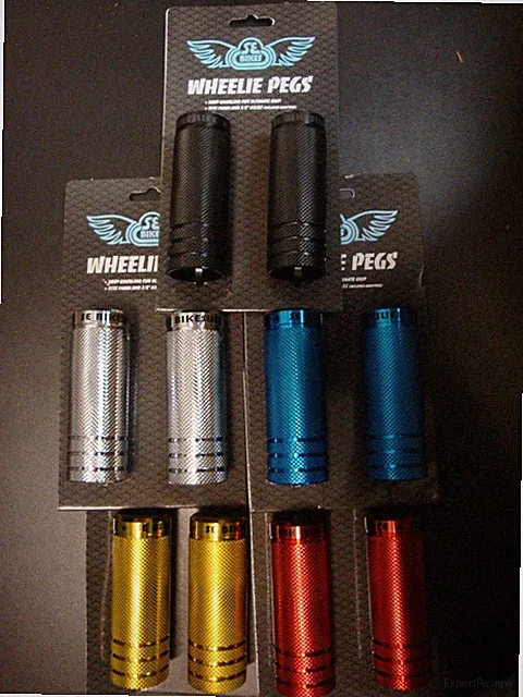 New SE Bikes Wheelie Axle Pegs 35 x 98 3/8"-14mm in 5 different colors