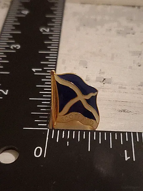 Small Scotland Cross Country Flag Bike Motorcycle Hat Cap lapel Pin Xm