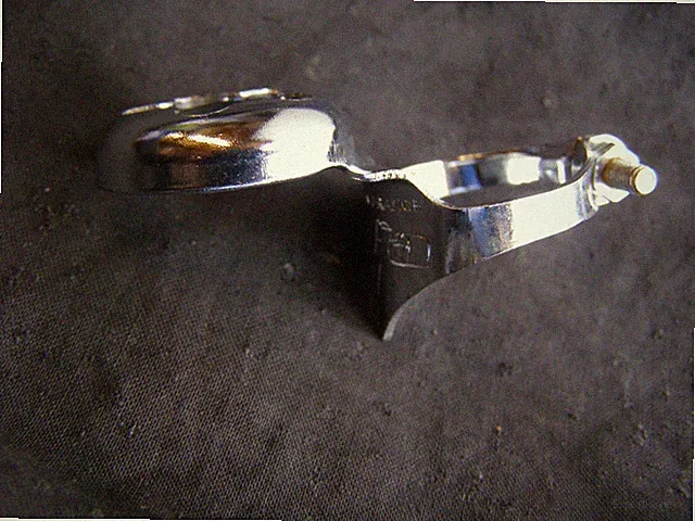 ZEFAL FRAME CLIP MOUNT AIR PUMP BICYCLE PEG touring CHROME VINTAGE ZEFEL nos 1
